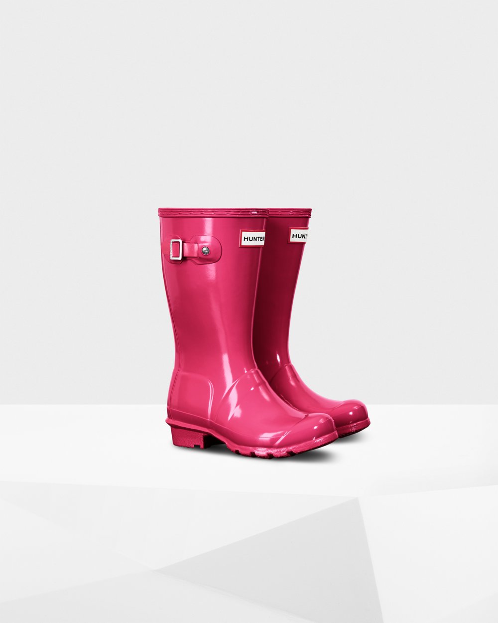 Kids Hunter Original Big Gloss - Rain Boots Light Pink - 7692-RYEMA